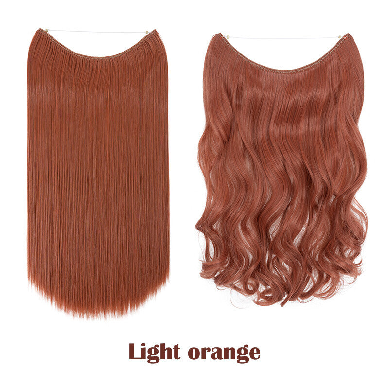 Hair Extensions with Elastic Band & Miracle Ring - Thick, Real Hair
