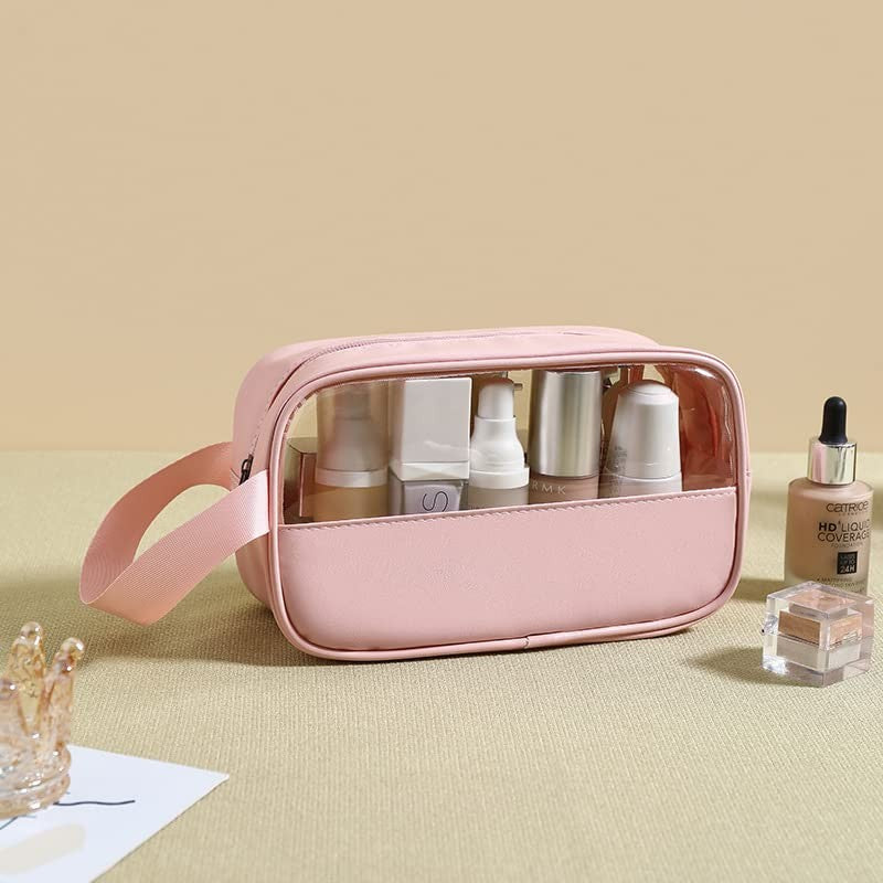 Large Clear Toiletry Bag Set - 3 Pcs Waterproof Travel Organizer for Women