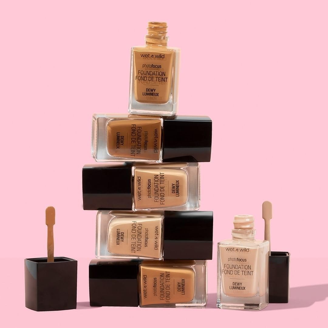 Dewy Liquid Foundation Makeup - Skin-Perfecting, Buildable Coverage, Cruelty-Free