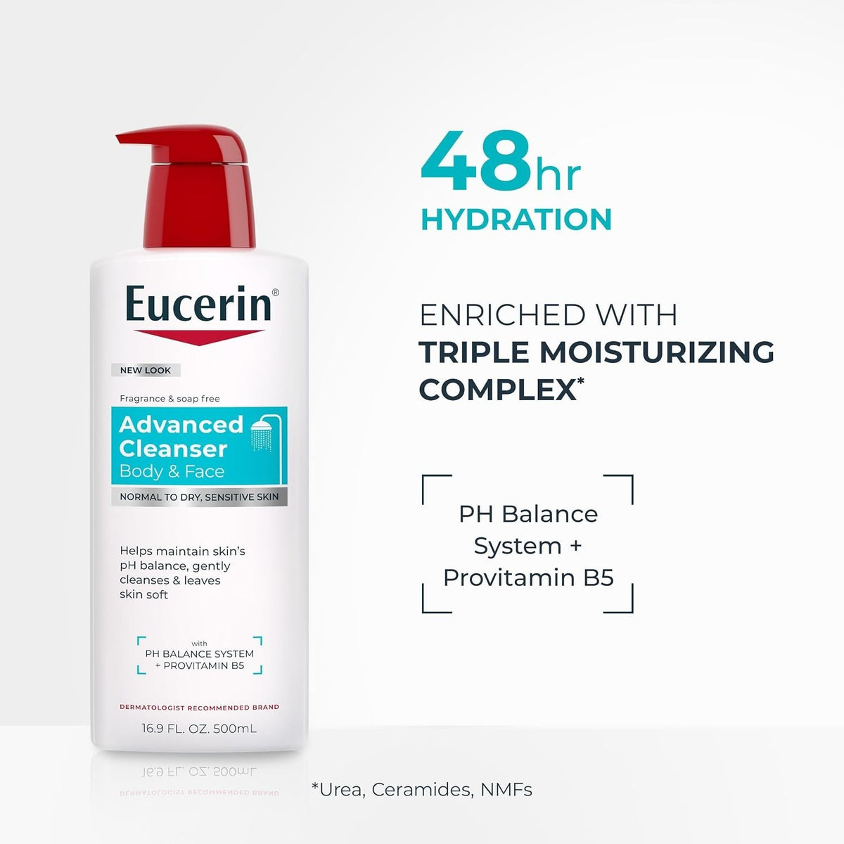 Gentle Facial and Body Cleansing Gel for Sensitive Skin - 16.9 FL OZ