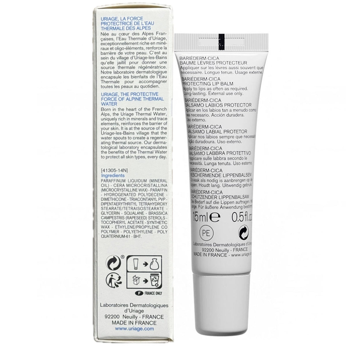Lip Balm for Dry Lips Repairing Balm 15ml Water-Resistant Nourishing
