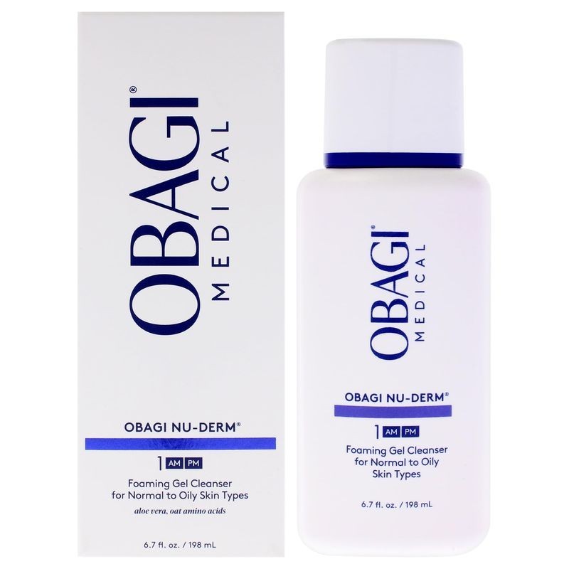 Obagi Nu-Derm #1 Anti-Aging Foaming Cleansing Gel 6.7 oz for All Skin Types