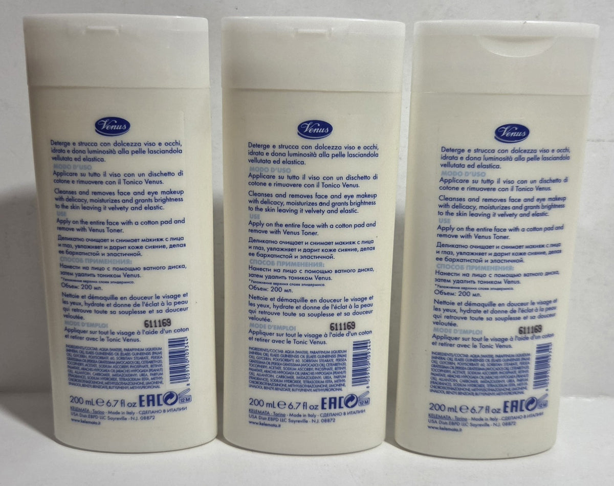 Moisturizing Facial Cleansing Milk Set - All Skin Types, 6.7 FL OZ x3