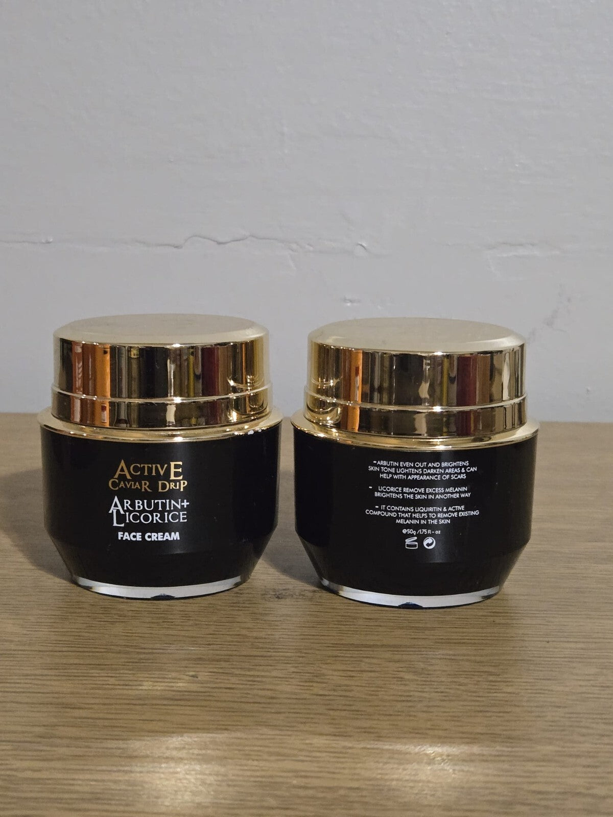 Whitening Face Cream with Arbutin & Licorice - 50g Skin Brightening Moisturizer