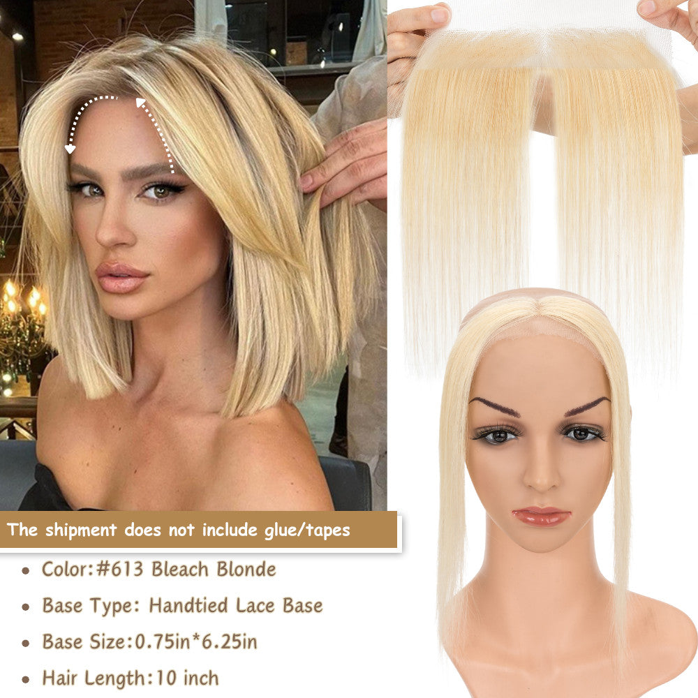 Full Lace Hair Topper Hairpiece for Receding Hairlines & Thinning Hair