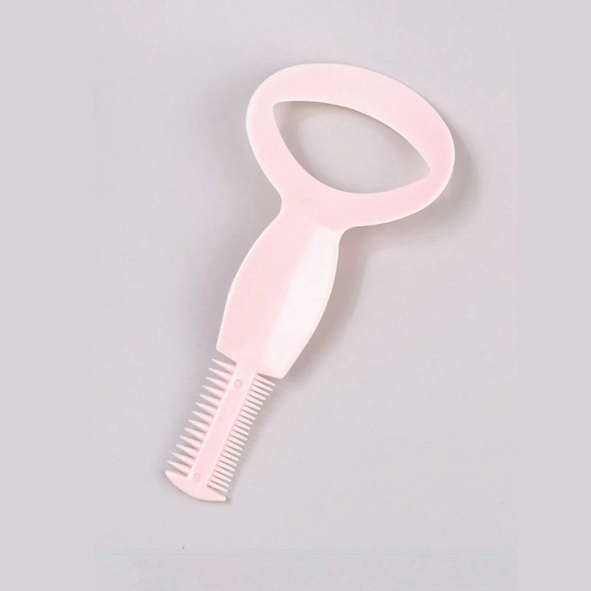 Pink Eyelash Shaper Tool for Natural Curling - Easy Lash Lift Assistant