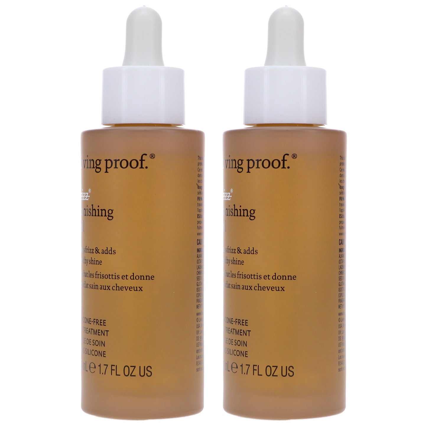 Living Proof No Frizz Vanishing Oil - Lightweight Hair Serum for Frizz Control 1.7 oz