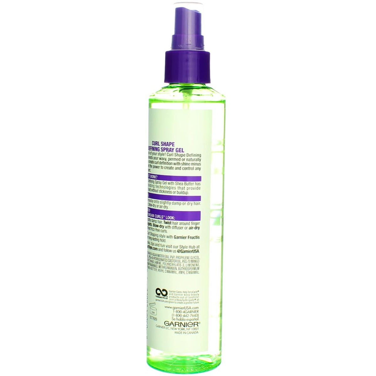 Curl Defining Hair Spray Gel with Shea Butter for Curly Hair - 8.5 fl oz