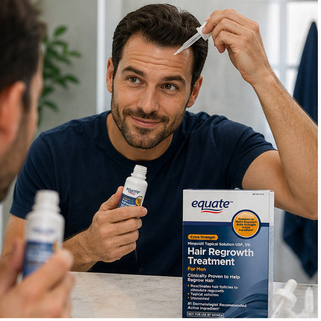 5% Minoxidil Topical Solution Men Hair Regrowth - 6 fl oz