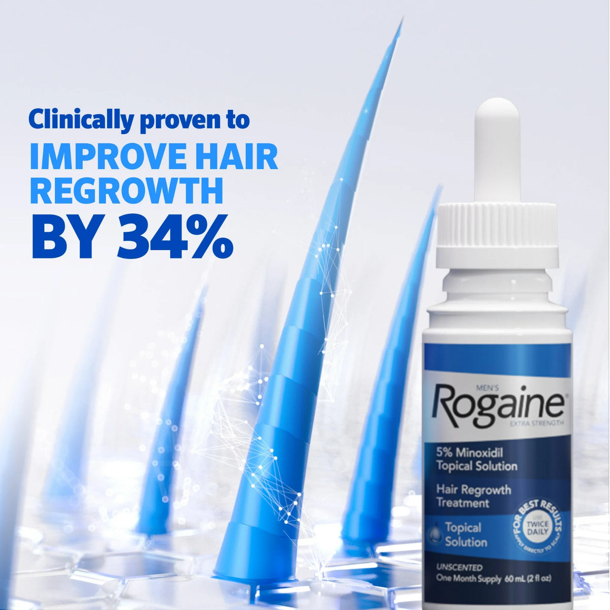 Men's 5% Minoxidil Topical Solution, 3-Month Supply