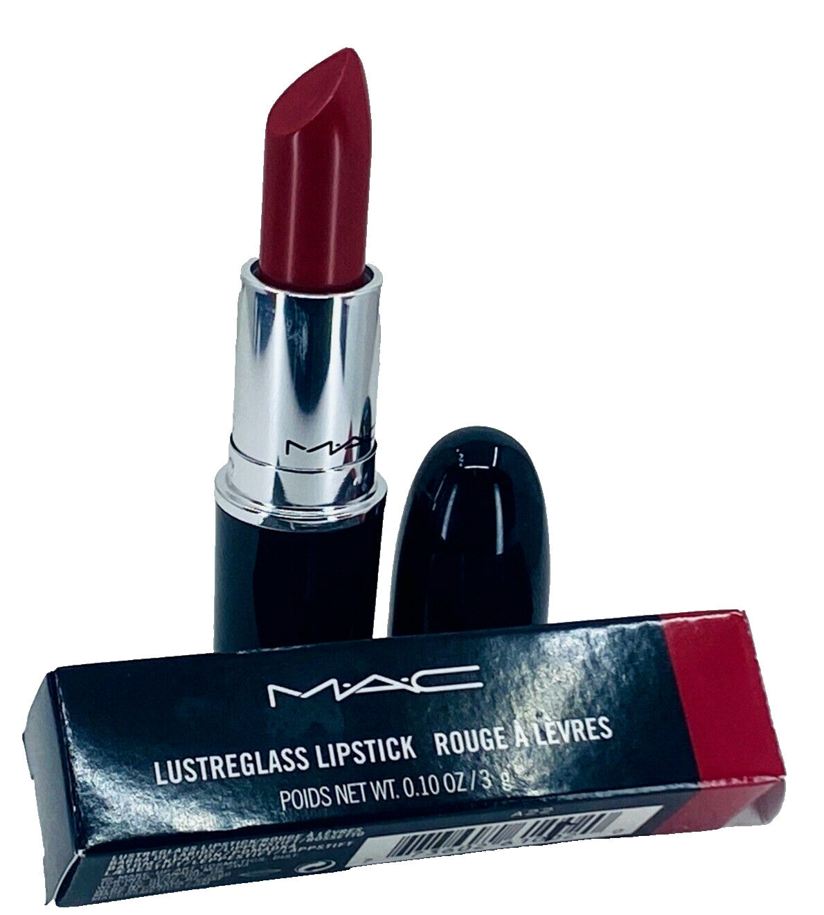 MAC Lustreglass Lipstick #510 Lady Bug - Warm Orange-Golden Shade, 0.10 oz