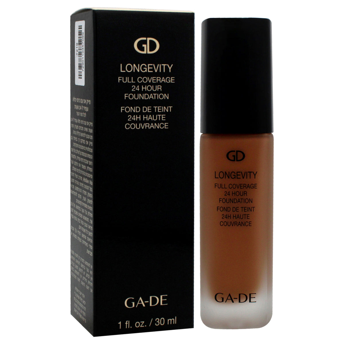 Full Coverage 24-Hour Foundation in Chestnut - Long-Wear Face Makeup for Women