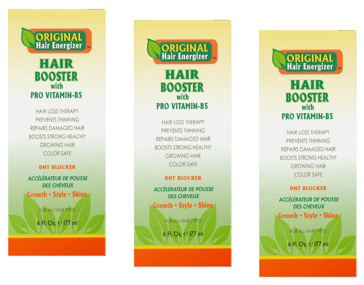 Hair Growth Booster with Pro Vitamin B-5 - Pack of 3 6oz Hair Energizer