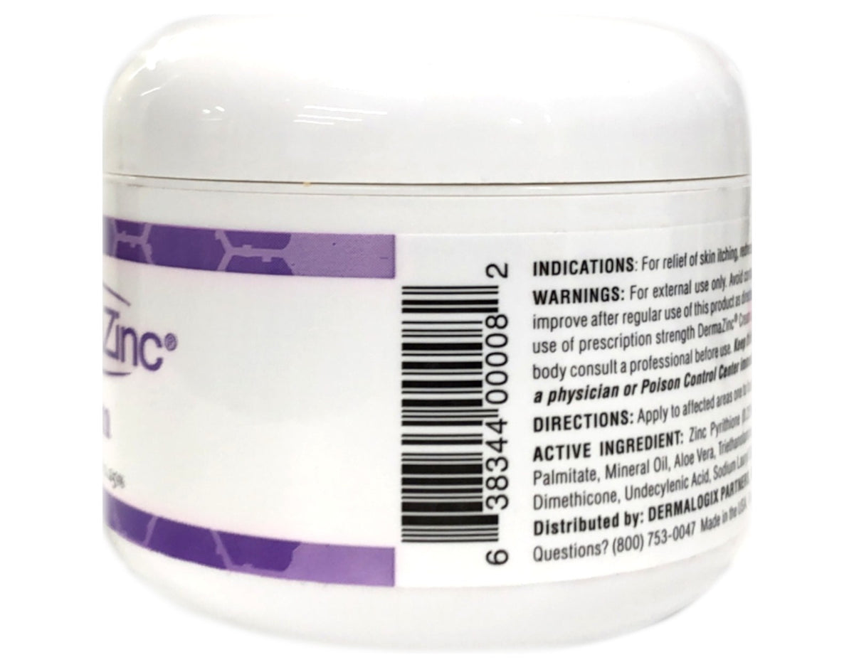 Zinc Pyrithione Cream 0.25% - 4 oz, Pack of 2