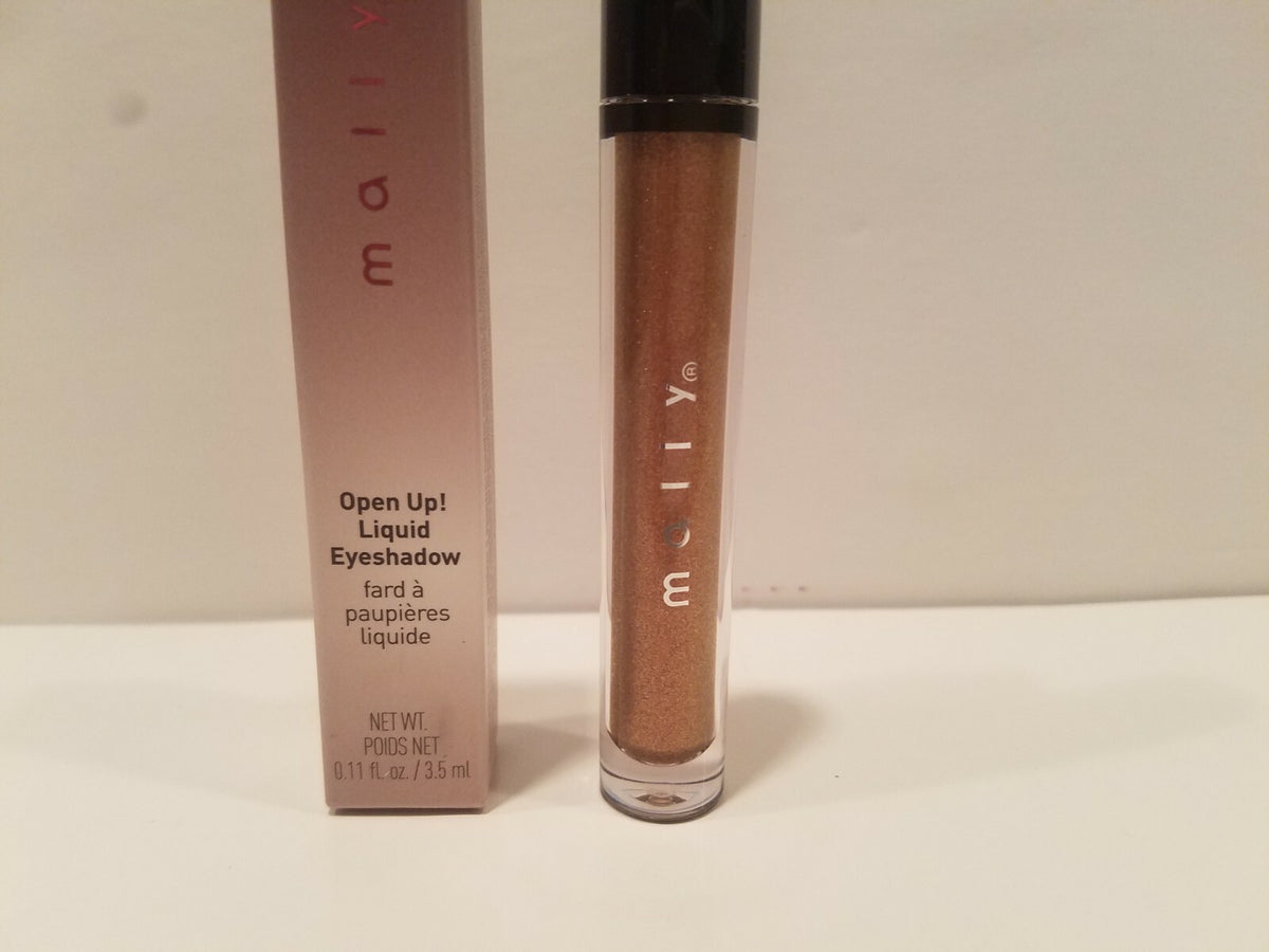 Liquid Eyeshadow Golden Sand - Long-lasting Metallic Makeup, 0.11 oz