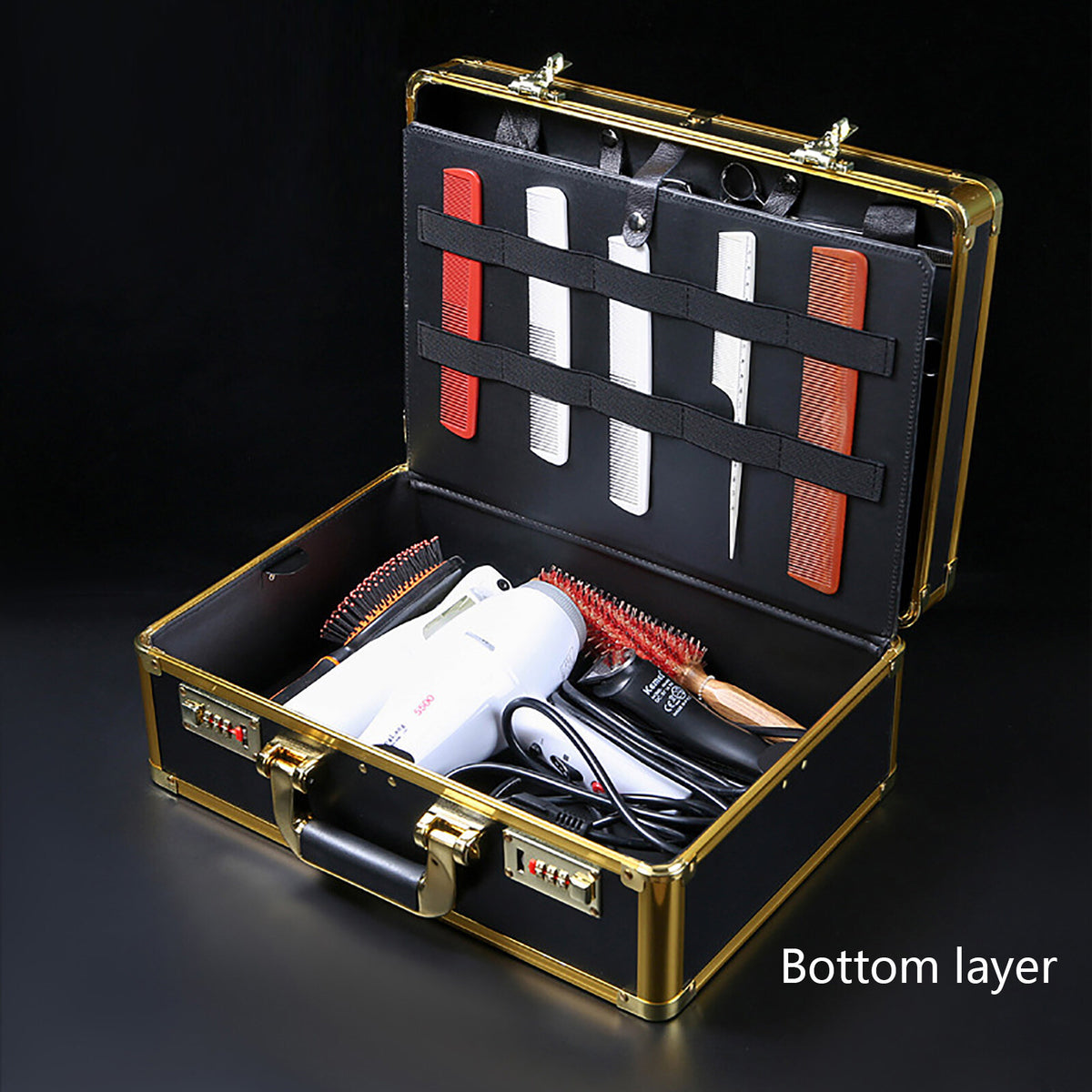 Suitcase Storage Box Barber Carrying Case Clipper Trimmer Organize