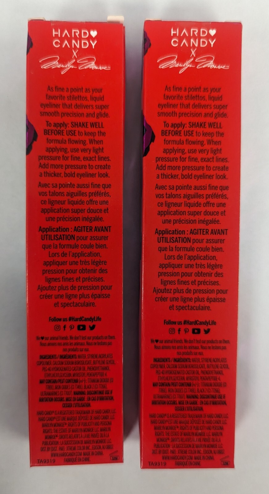 Liquid Eyeliner Set - Glitter, Longwear, 2 Pack with Lash Serum - Sparkling Roses