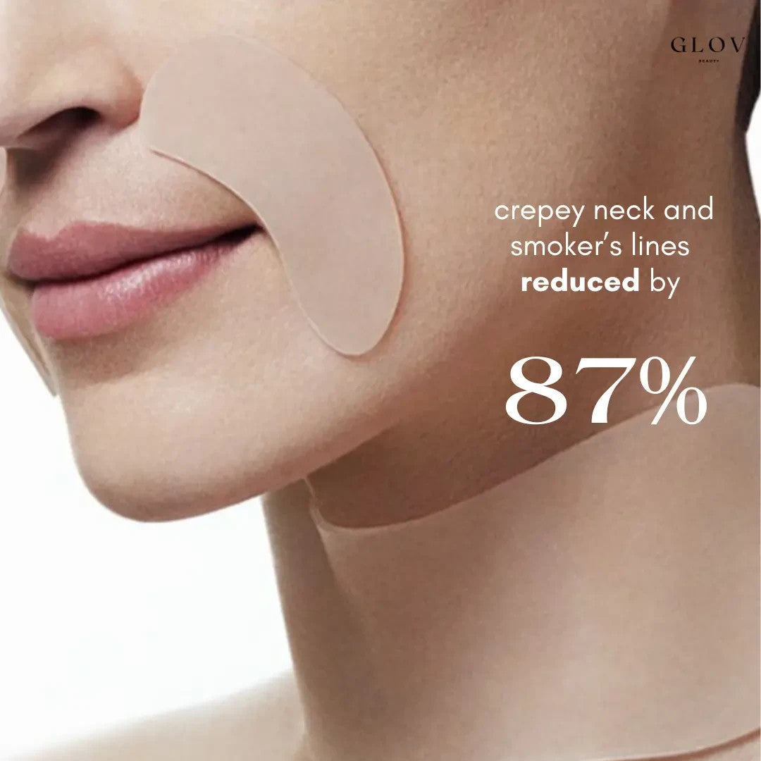 Reusable Silicone Eye & Mouth Patches for Fine Lines & Wrinkles - Set of 4