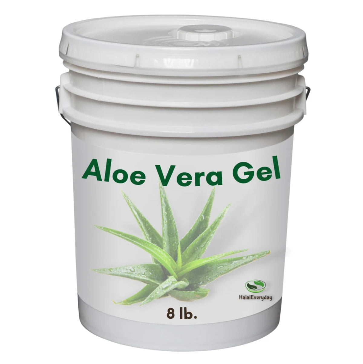 Aloe Vera Gel 8 lb Pail - Pure Organic Skin Moisturizer