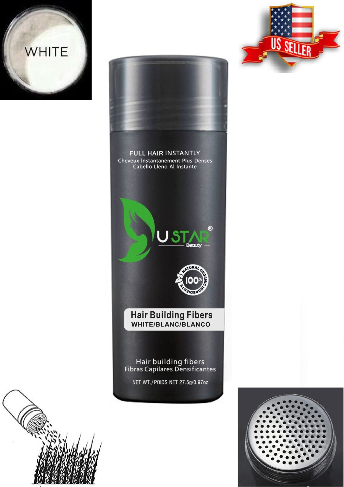Hair Building Fibers Keratin Concealer 27.5g