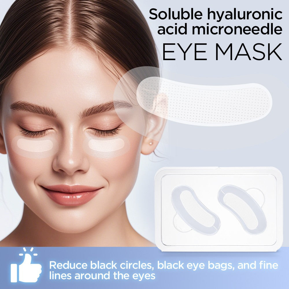 Micro-Needle Eye Patches Hyaluronic Acid Anti-Aging Wrinkle Mask Set