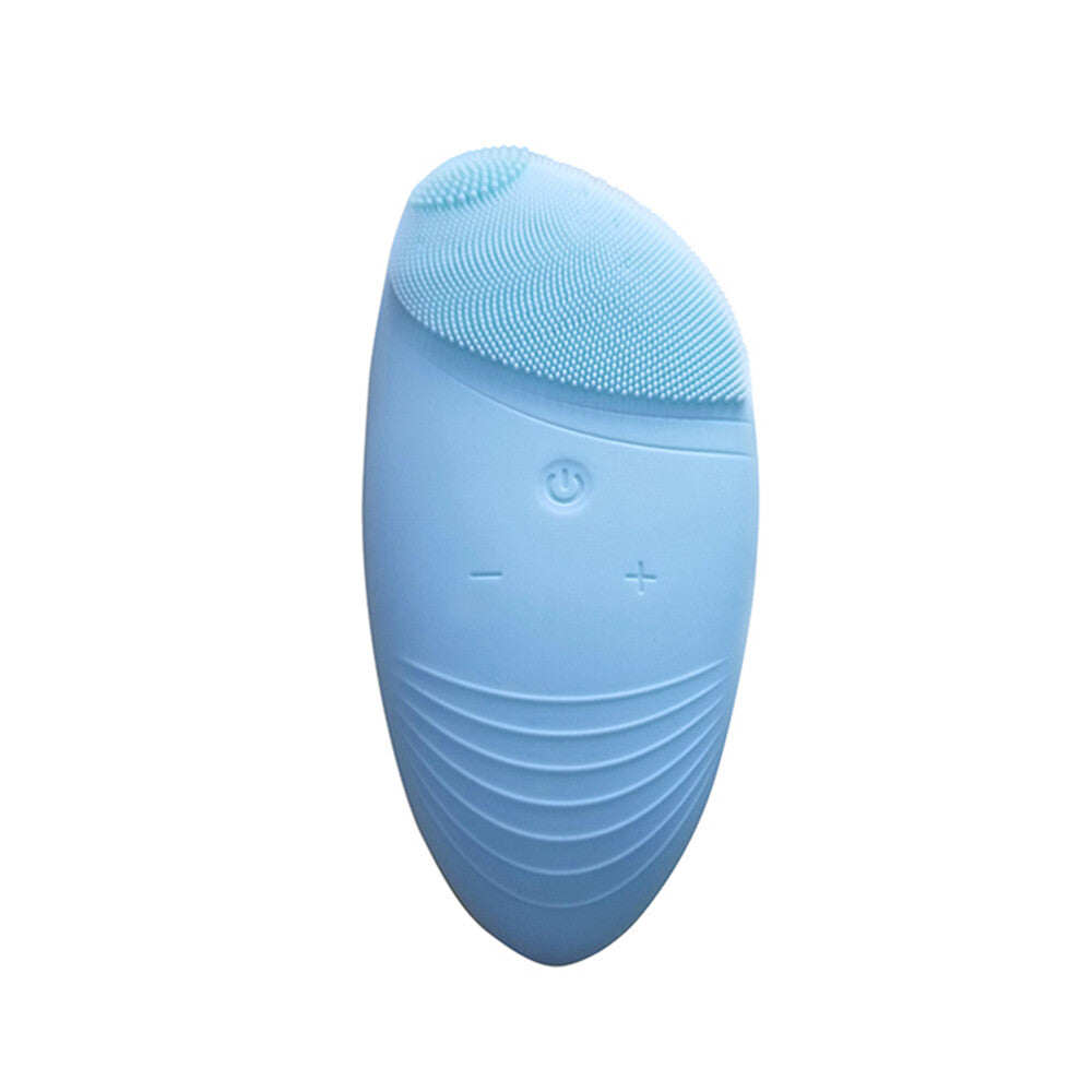 Electric Facial Cleansing Brush Silicone Waterproof Skin Care Massager