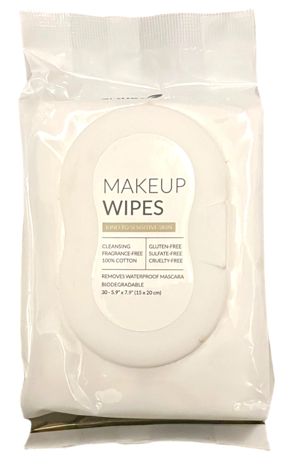 Makeup Remover Wipes Pack of 4 - 30-5.9 x 7.9 Inches Facial Cleansing Cloths