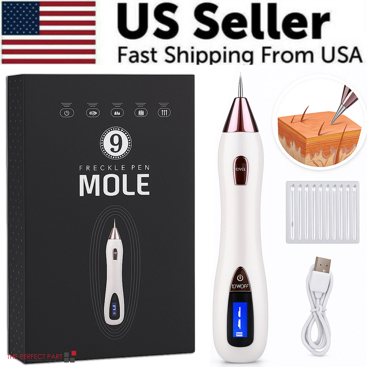 Anti-Aging Laser Plasma Pen for Mole and Dark Spot Removal Skin Tag Wart Remover