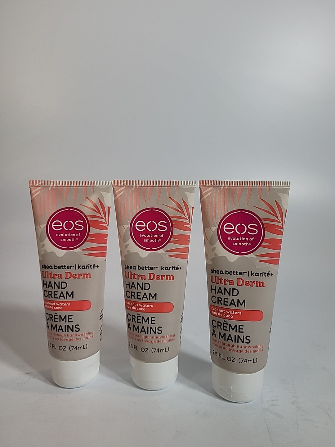 Shea Better Hand Cream Coconut Waters - Pack of 3 (2.5 Fl Oz)