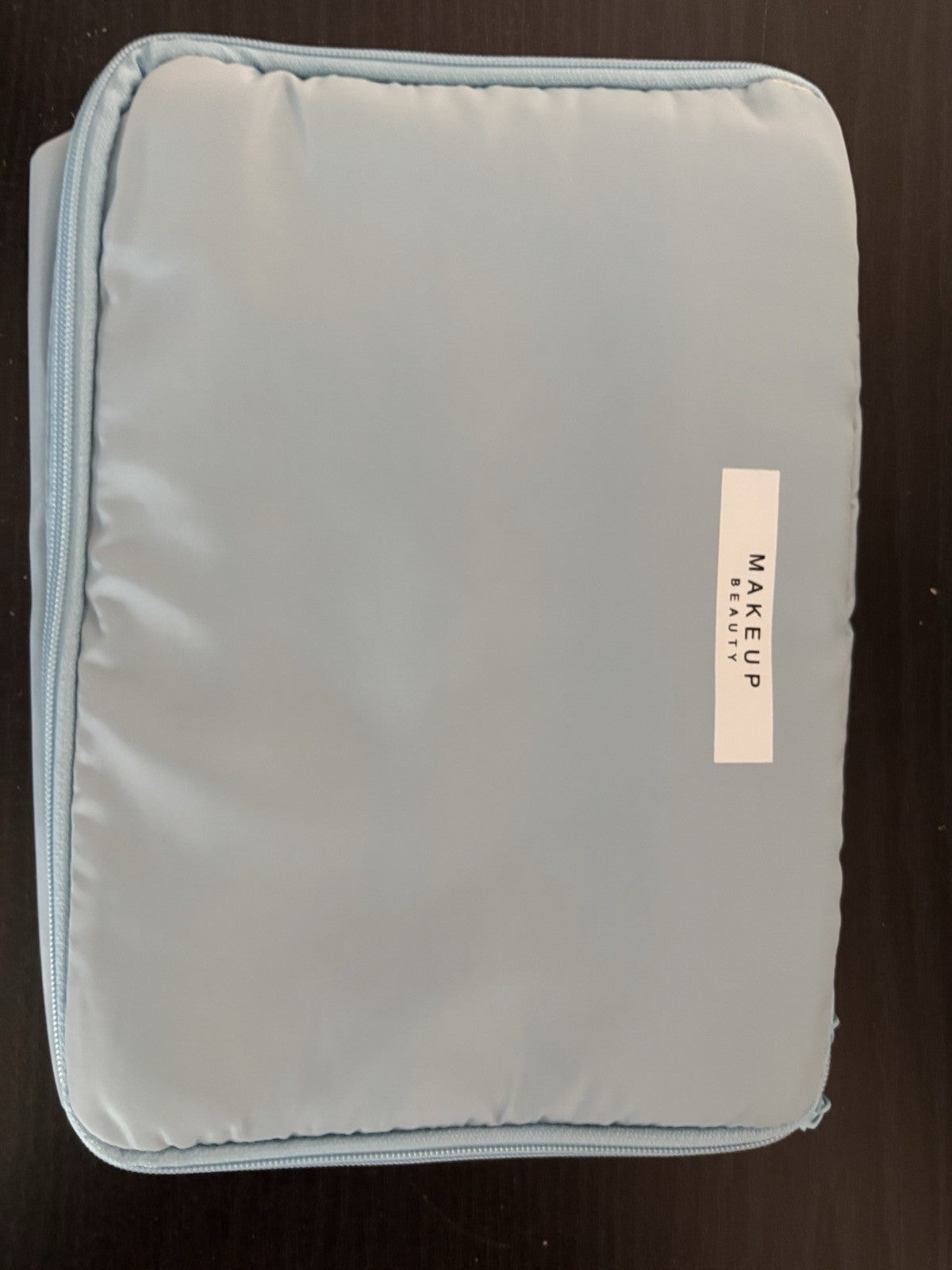 Blue Makeup Cosmetic Bag Travel Pouch 9.5x6.5 Inches Unbranded