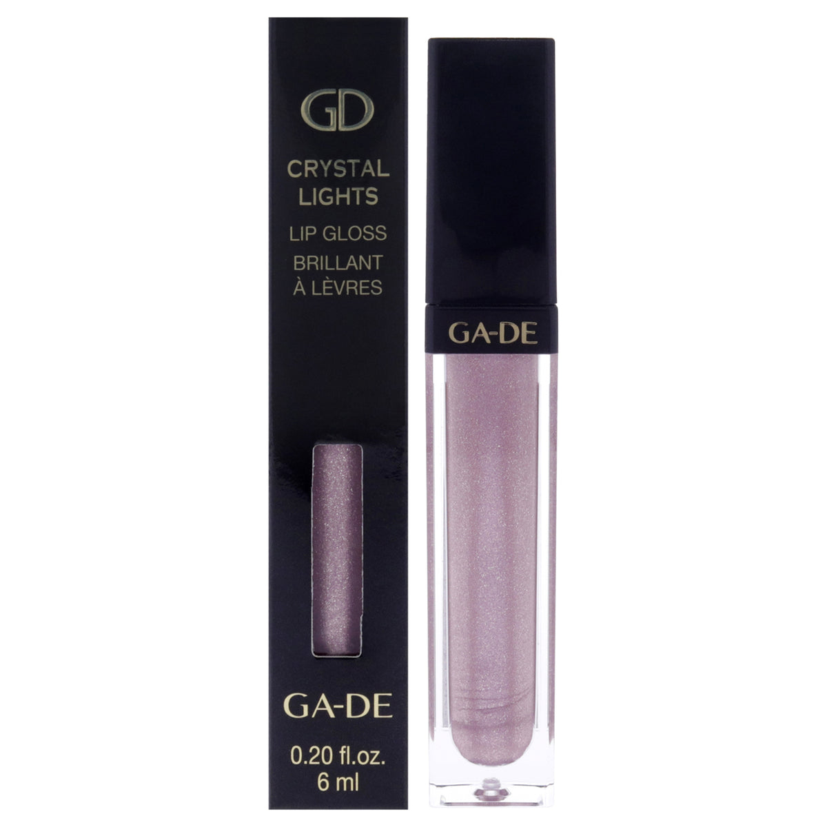 Crystal Lights Lip Gloss 520 Rose Diamond - Moisturizing High Shine Lip Color