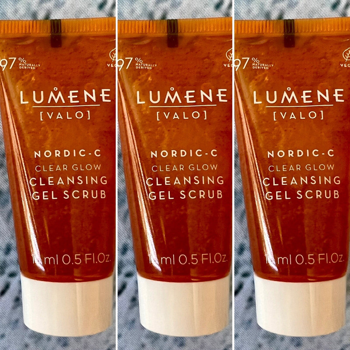 Lumene Valo Nordic-C Brightening Gel Cleanser & Scrub Set - Travel Size