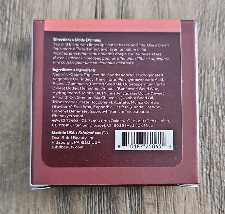 Lip and Cheek Makeup Color - Nothing But Nectar 0.10 oz | Natural Lip & Cheek Tint