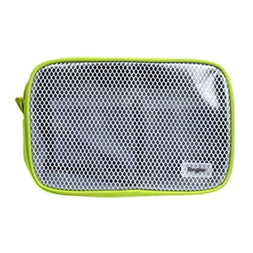 Travel Organizer Pouch with Mesh & Transparent Divided Pockets