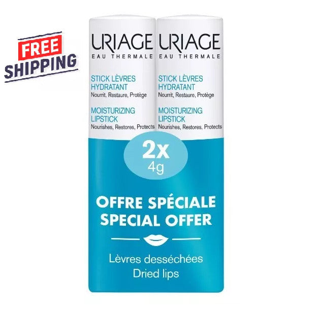 Moisturizing Lip Balm for Damaged Lips - 4 Pack, Nourishing & Hypoallergenic