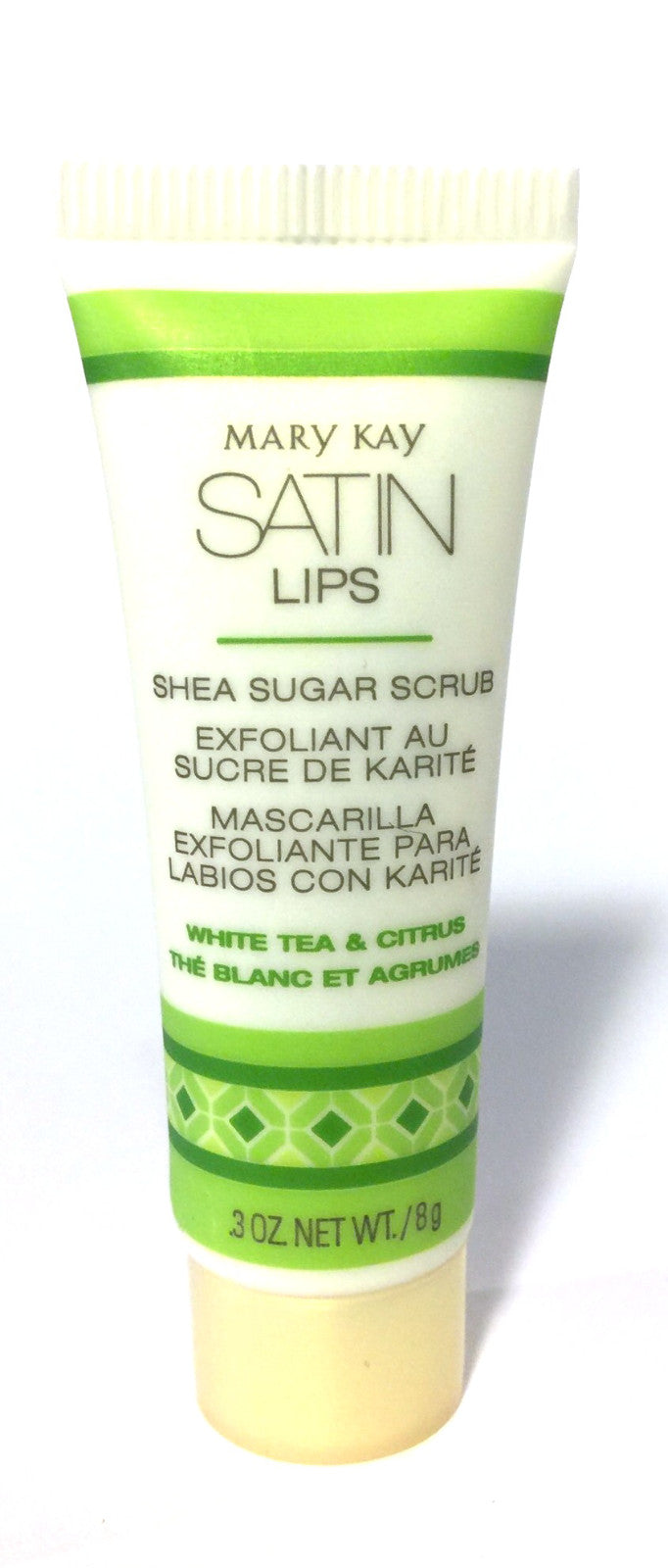 Shea Butter Lip Balm & Lip Scrub Set - White Tea & Citrus - Full Size