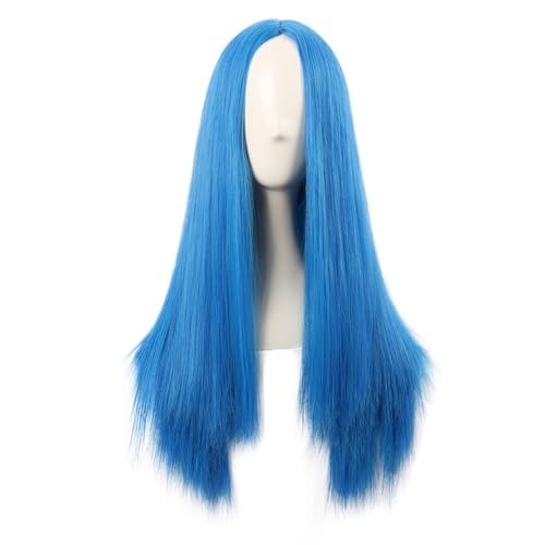 Long Straight Synthetic Wig - Heat Resistant & Elegant 28 Inch Style