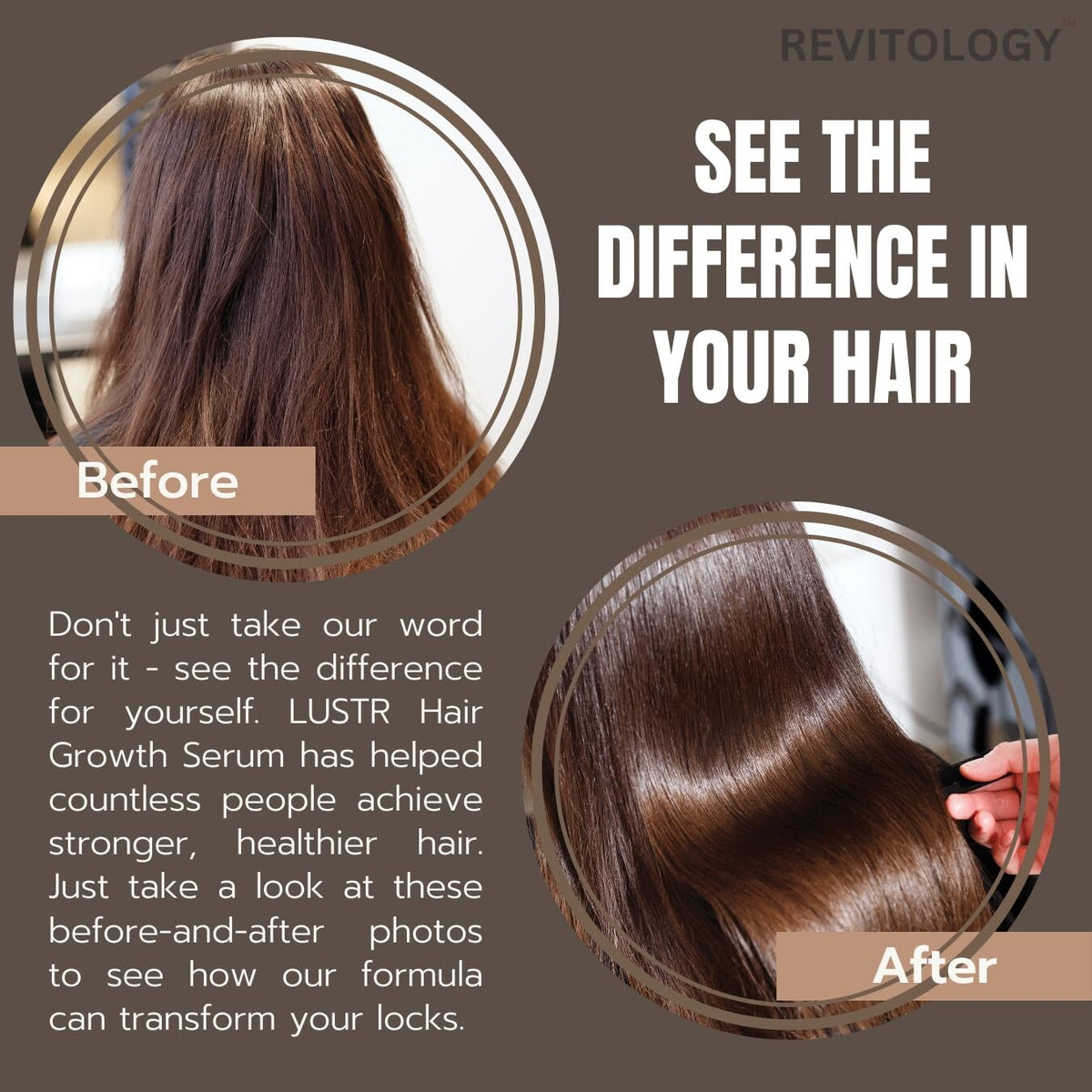 Hair Growth Serum with Rosemary Oil - 1oz Non-Greasy