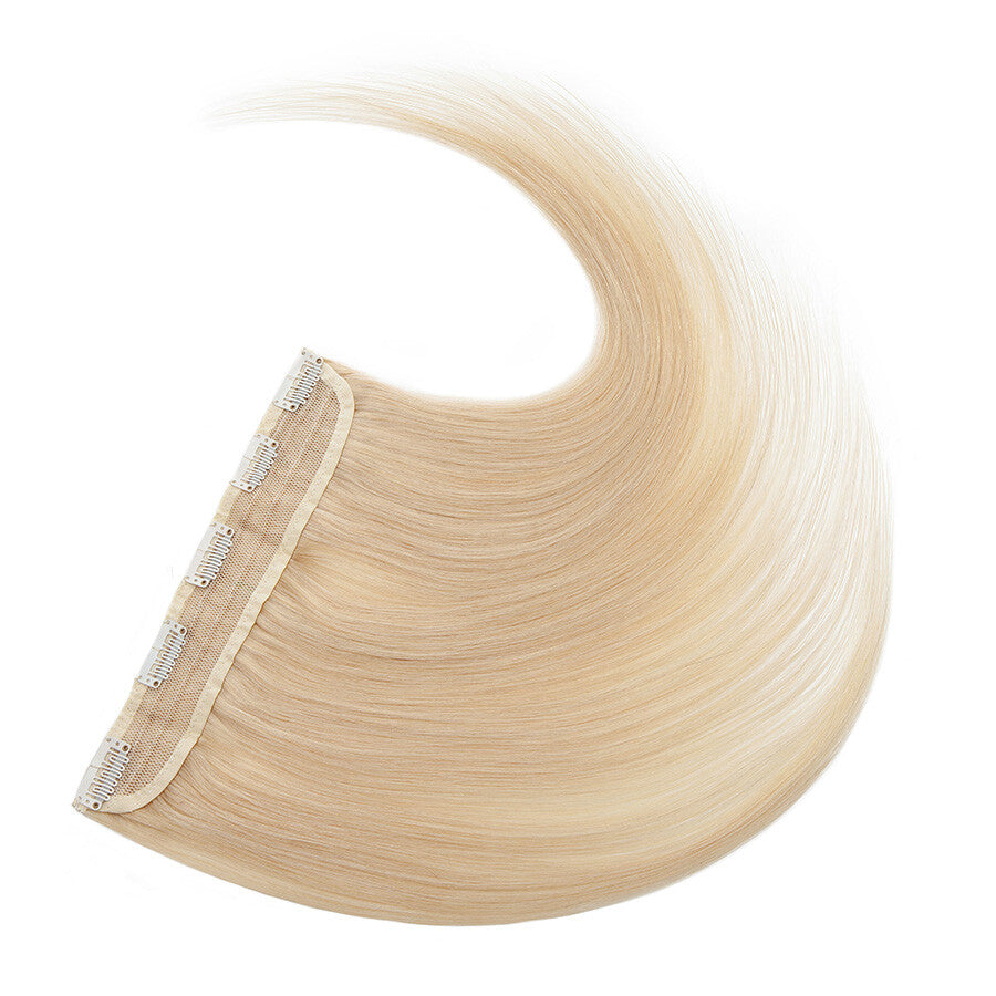 Clip-In Human Hair Extensions Thick & Full Head - Straight or Wavy