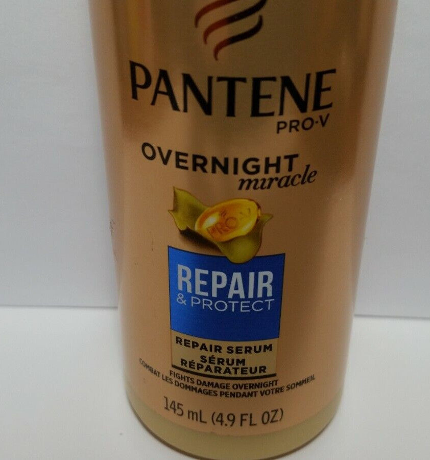 Pantene Overnight Miracle Repair Serum - Hair Treatment for Damage & Protection