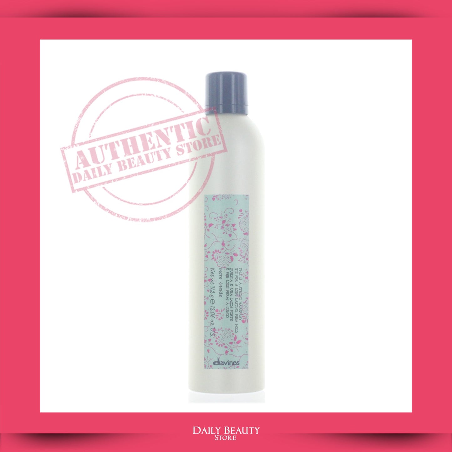 Strong Hair Spray 400ml - Humidity-Resistant, Fast-Drying, Extra Hold