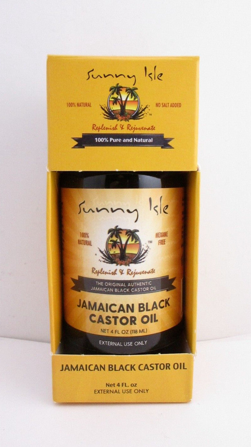 Jamaican Black Castor Oil - 4 fl oz Natural Hair & Skin Treatment