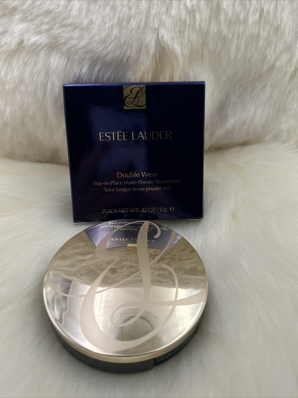 Estee Lauder Double Wear Matte Powder Foundation 8N1 Expresso NIB