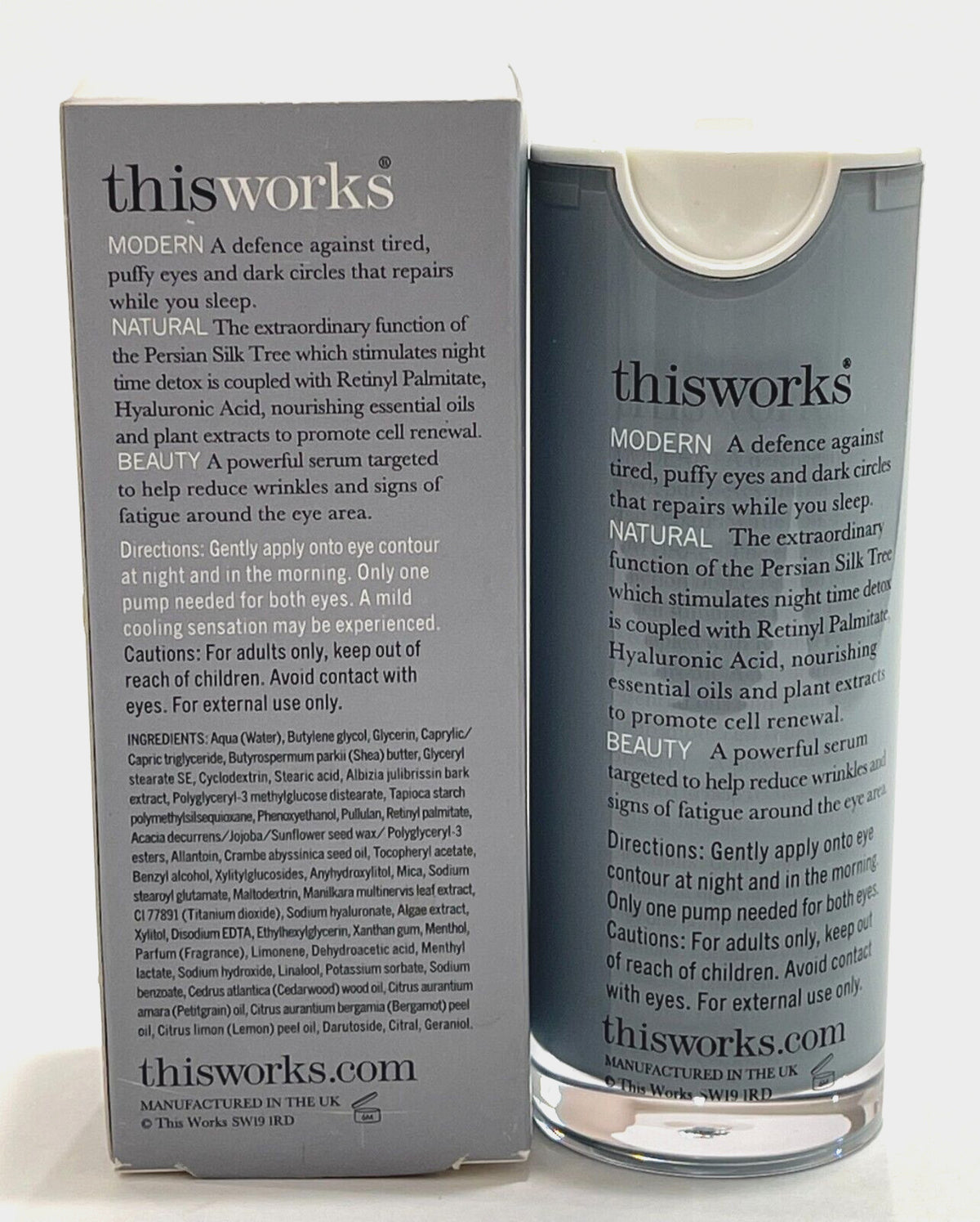 This Works No Wrinkles Tired Eyes Eye Cream 0.5 fl oz / 15 mL New