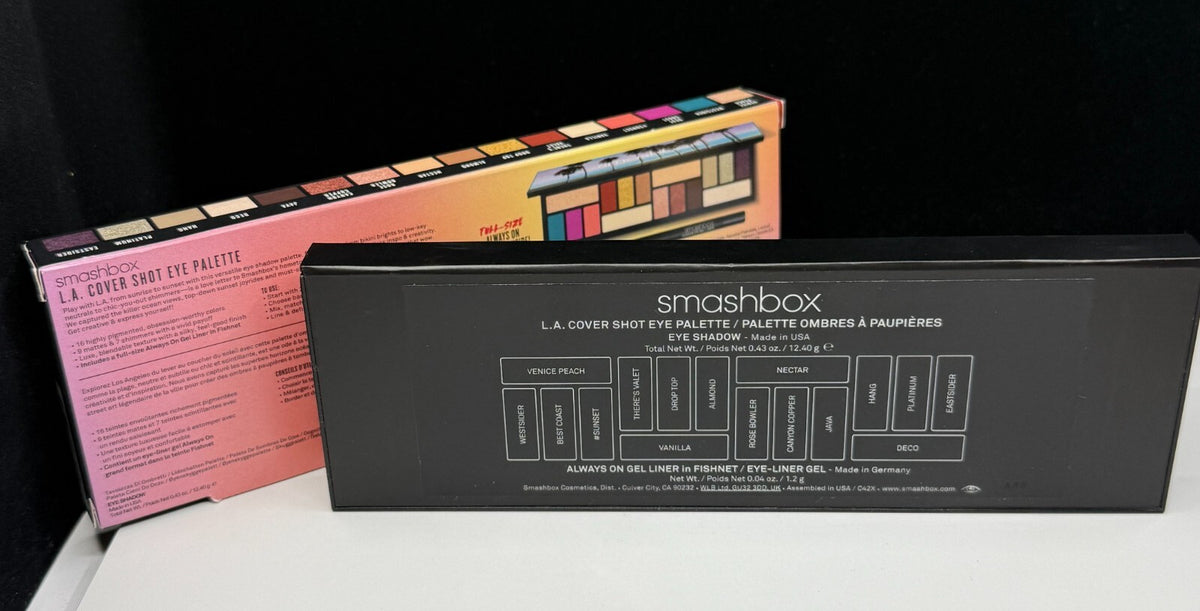 Smashbox Cover Shot Eye Palette with Full-Size Eyeliner - New In Box