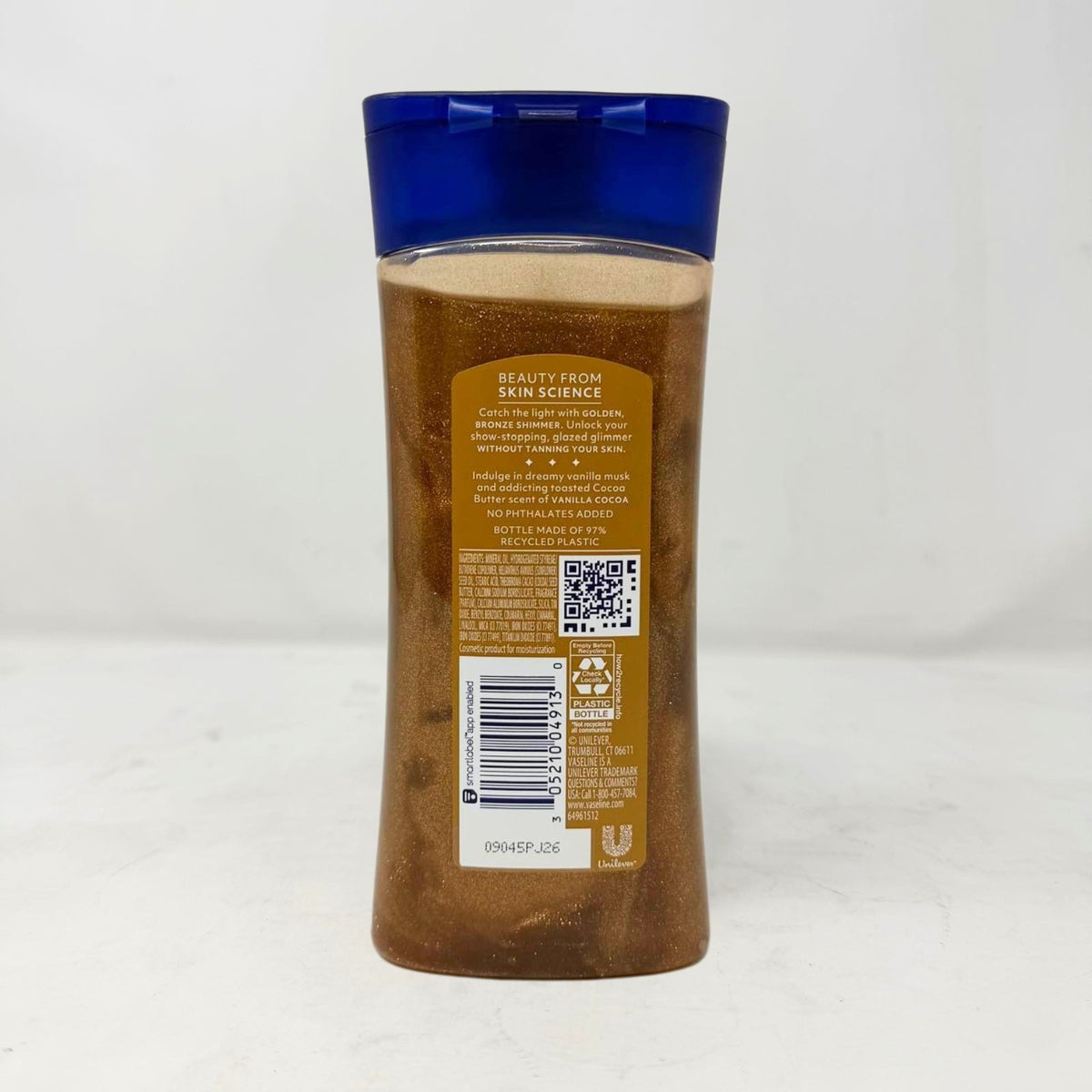 Vaseline Golden Hour Glow Shimmering Gel Oil 3 Pack - Vanilla Cocoa, 6.8oz
