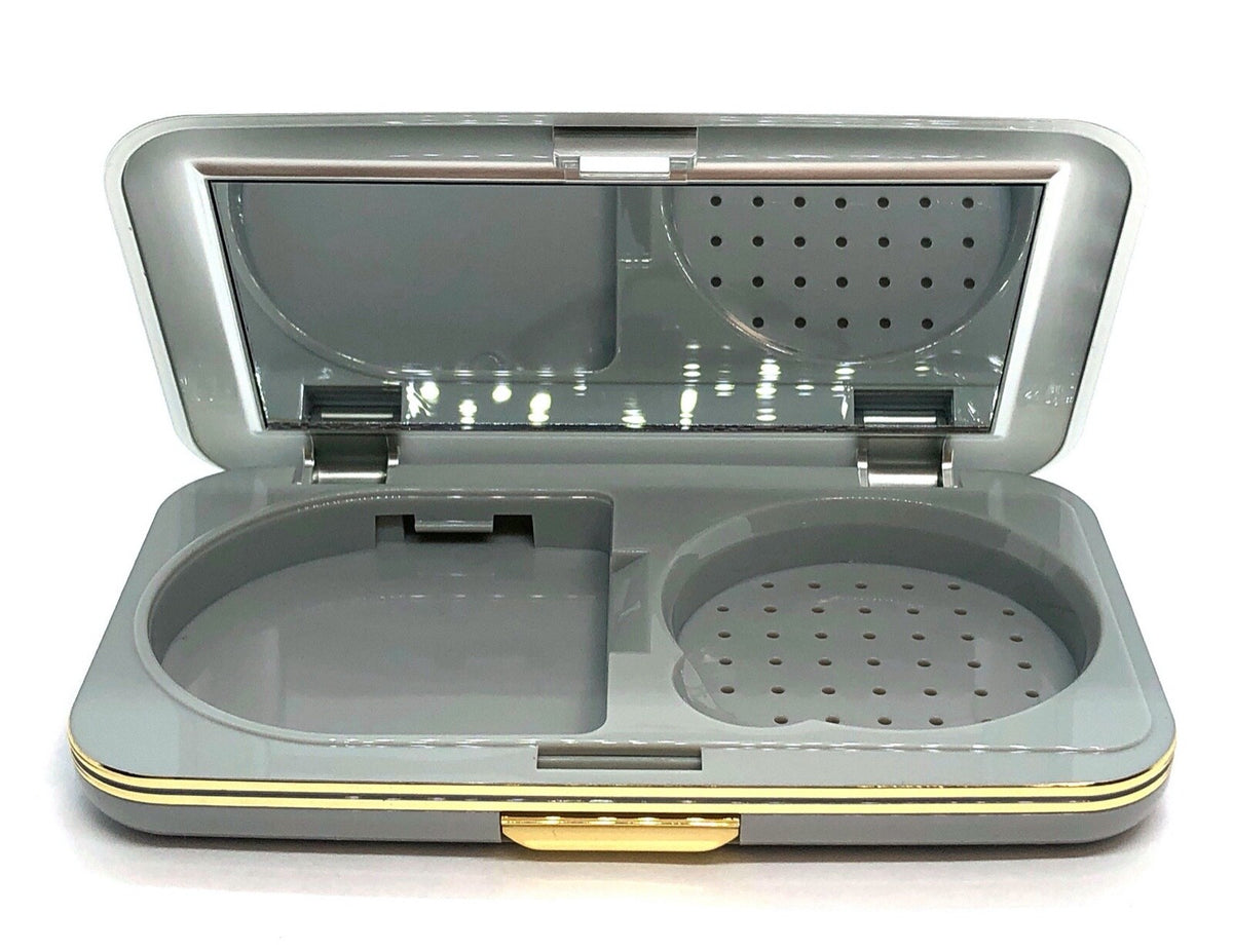 Refillable Compact Makeup Mirror with Mirror - Discontinued Small Cosmetic Case