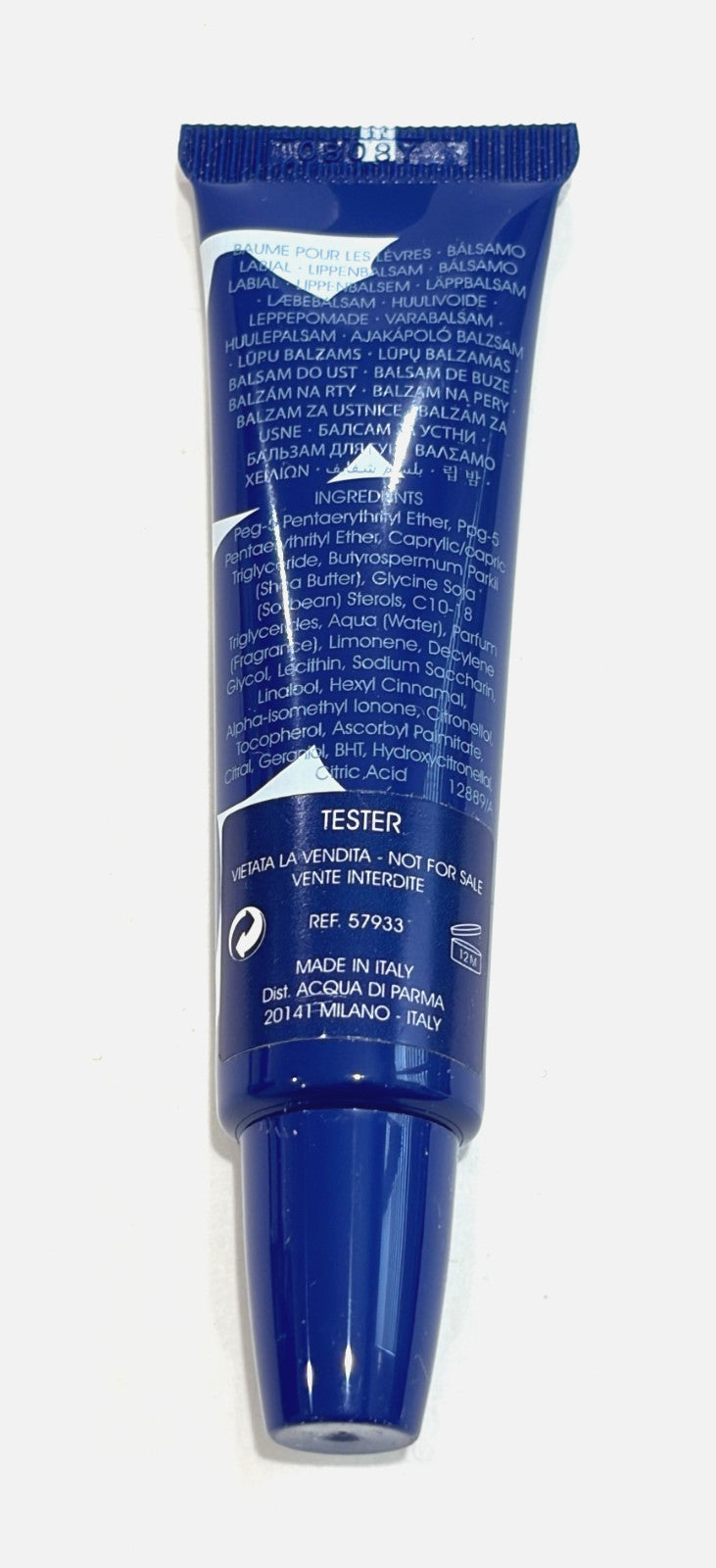 Lip Balm - Acqua Di Parma Blu Mediterraneo Fico Di Amalfi 0.5 fl oz 15 ml New