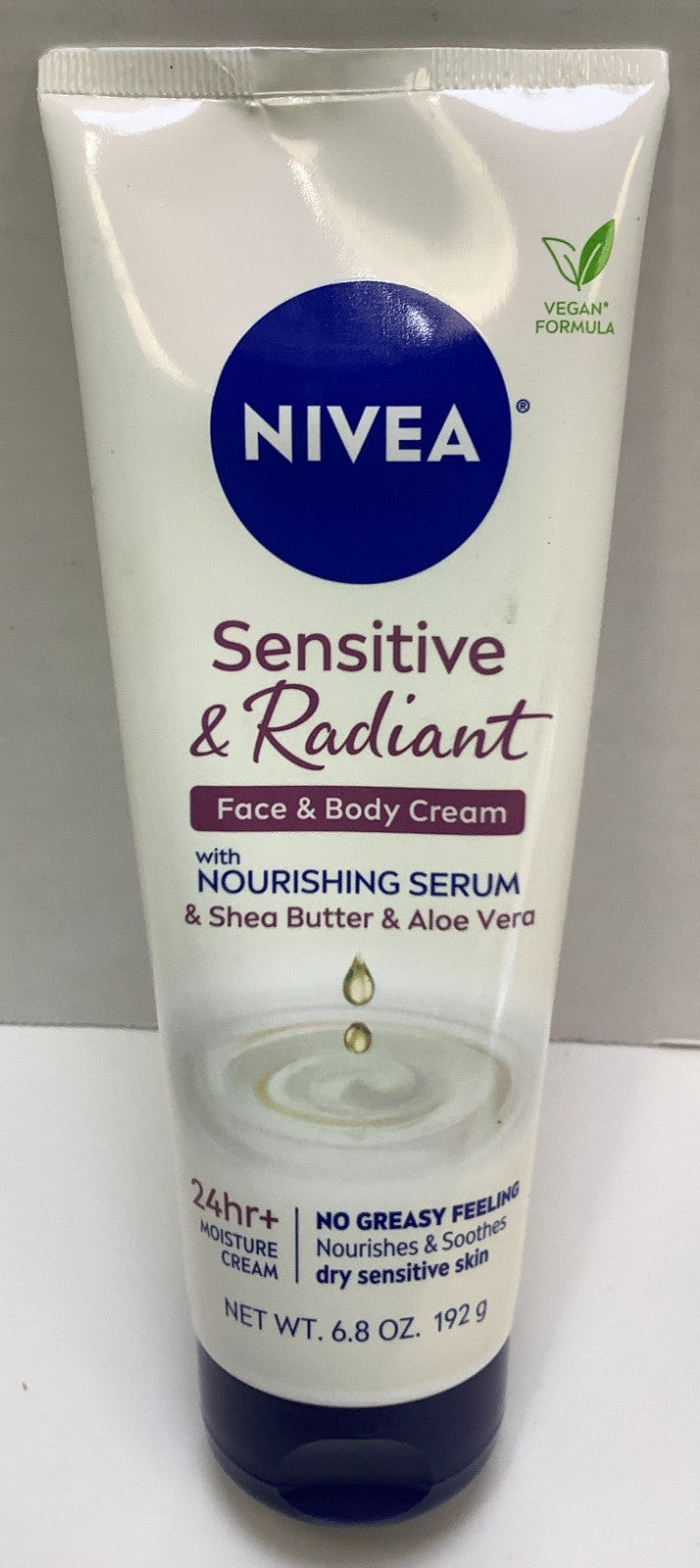 Sensitive & Radiant Face & Body Cream, 6.8oz (2-Pack)