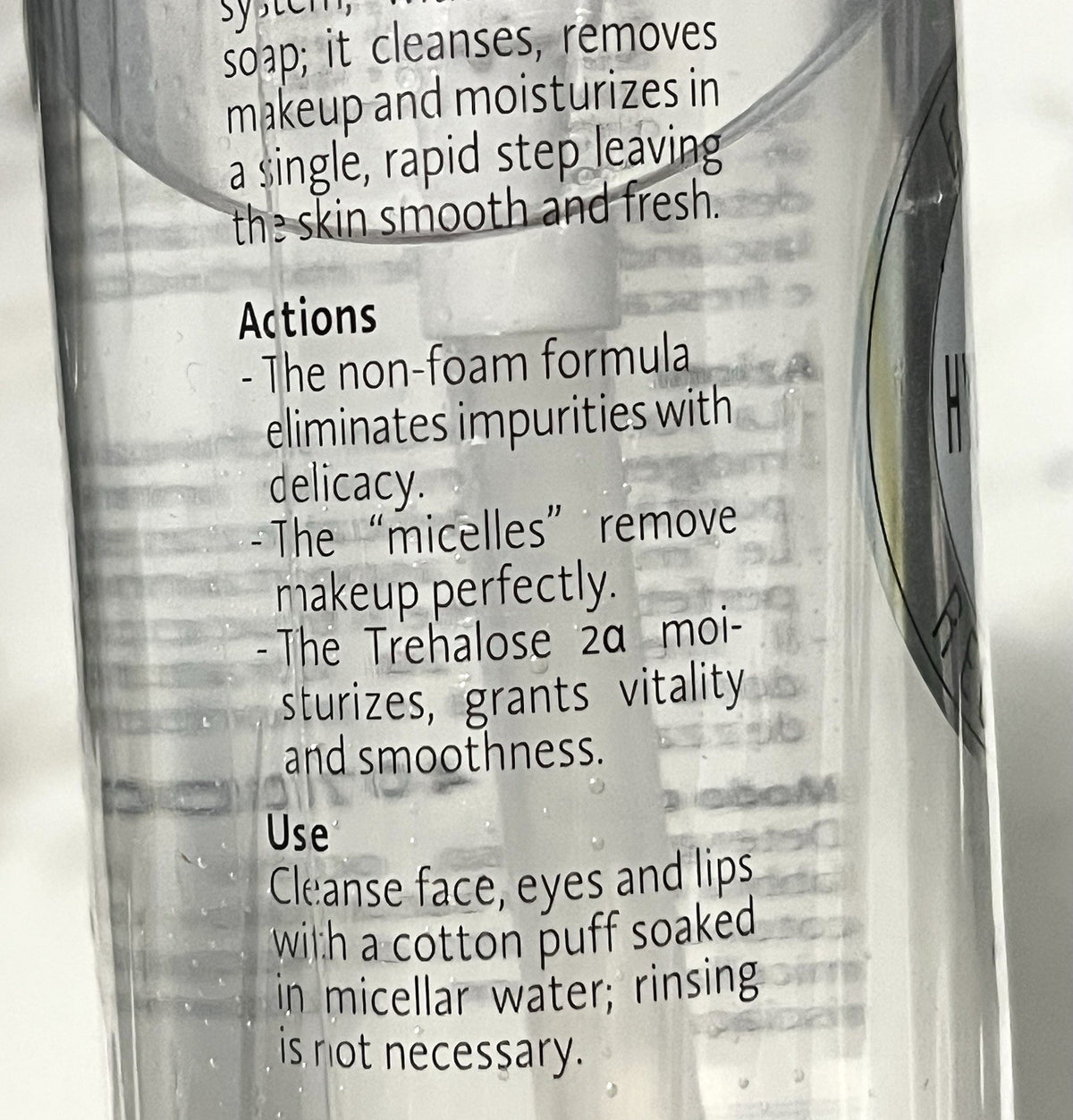 Micellar Water Facial Cleanser for Sensitive Skin - Hydrating & Gentle